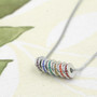 Galliard Rainbow Women Stainless Steel Necklace 