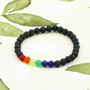 Pride Rainbow Bead Bracelet