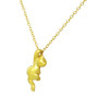 Cat Necklace 24K Gold Plated Never Give Up Attitude Pendant