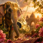Golden Elephant Talisman Necklace