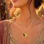 Golden Elephant Talisman Necklace