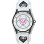 Toxic Love Watch - White Leather Wristband