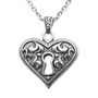 Bejeweled Heart Necklace