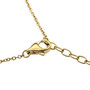 Love Necklace 24K Gold Plated with Clear Crystal Pendant