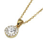 Birthstone Necklace 24K Gold Plated With Crystals