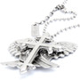 Redemption - Cross with Wings Necklace