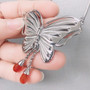 Carpe Diem - Butterfly with Agate Necklace