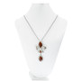 flower-of-light red necklace