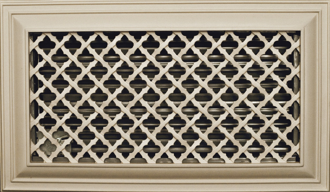 Ribbon resin decorative vent cover grille register