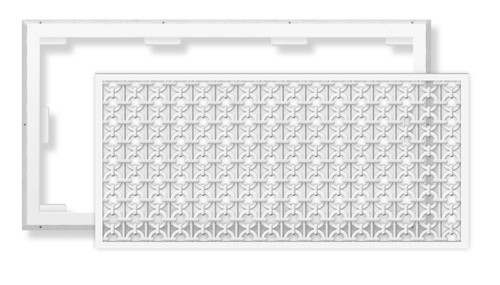 Decorative Frame Iron Ring LazyVent Return Filter Grille
