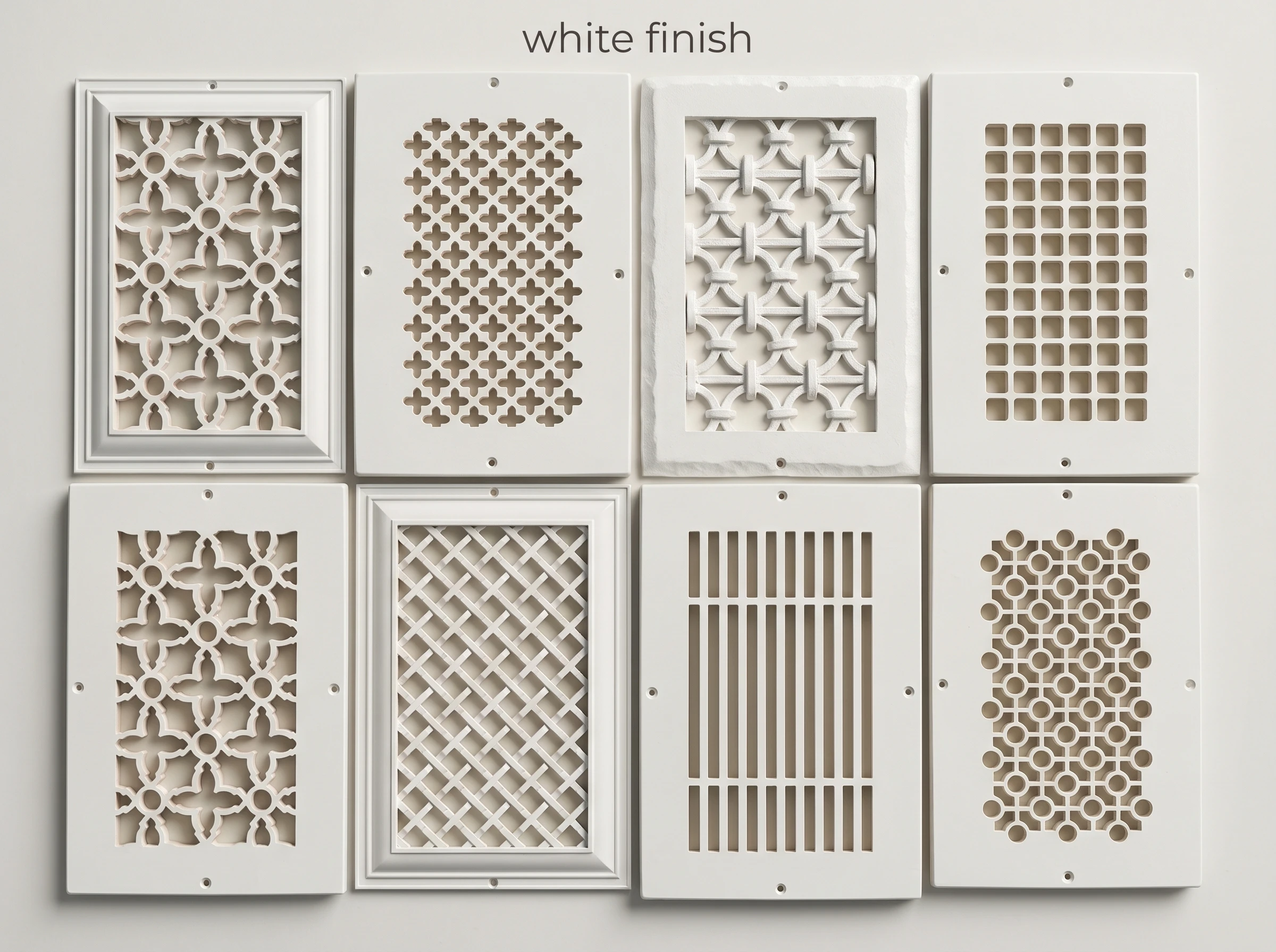White Finish Options