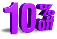 10% OFF! 