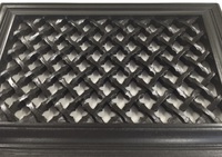 Decorative vent cover - Ribbon. Before and after!