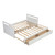 THE TWIN BED CAN BE EXPANDED AND 2 DRAWERS FOR WHITE COLOR