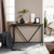 47.2" Sofa Console Table(Dark Brown)