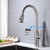 Single Handle Pull Down Kitchen Faucet with Dual Function Sprayhead