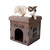 Pet Life Foldaway Collapsible Designer Cat House Furniture Bench