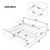 Wooden Daybed with Trundle Bed and Two Storage Drawers , Extendable Bed Daybed,Sofa Bed with Two Drawers