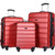 3 in 1 Luggage Set Hardside Spinner Suitcase with TSA Lock