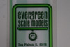 Evergreen 4061 - Styrene Siding Clapboard - .060 x 6 x 12" .1 x 15.2 x 30.5cm -- .040" .15cm Spacing (Scale=HO) Part # 269-4061