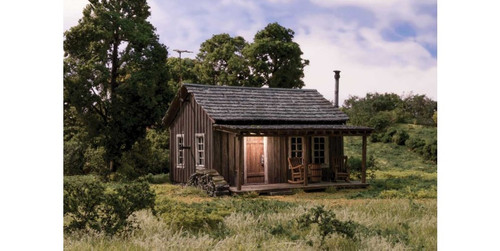Woodland Scenics 5869 Built-&-Ready(R) Landmark Structure(R) - Assembled -- Rustic Cabin O Scale