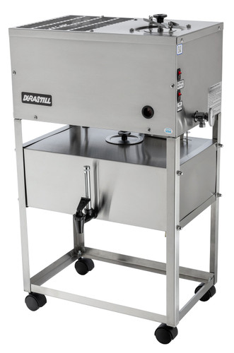 Durastill 8 Gal/Day Automatic Water Distiller, 5 Gal. Reserve, Casters, Water Gauge