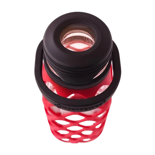 Meshbottle with Glass Top - Red Meshbottle with Glass Top - Red