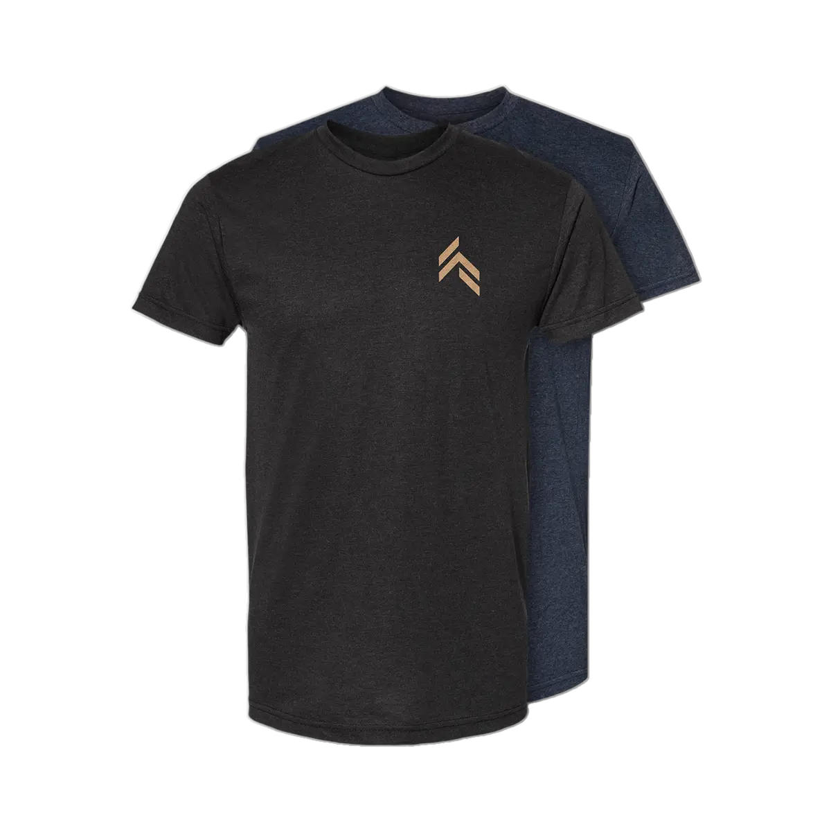 Men's T-Shirt | Freedom Bars - Armor Black + Dark Navy