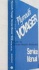 1974 Plymouth Voyager Service Manual Spine View