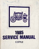 1985 Fisher C Style Service Manual 