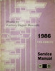1986 Chevy Celebrity Service Manual