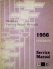 1986 Chevy Celebrity Service Manual