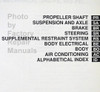 1999 Toyota Tacoma Repair Manual Table of Contents 3