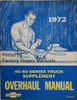1972 Chevrolet Series 40-60 Series Truck Supplement Overhaul Manual