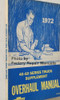 1972 Chevrolet Series 40-60 Series Truck Supplement Overhaul Manual