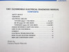 1981 Oldsmobile Electrical Troubleshooting Manual Table of Contents