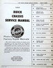 1957 Buick Chassis Service Manual Table of Contents