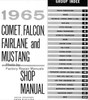 1965 Comet, Falcon, Fairlane and Mustang Shop Manual Table of Contents