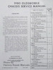 1980 Oldsmobile Service Manual Table of Contents