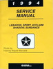 1994 Service Manual LeBaron Spirit Acclaim Shadow Sundance
