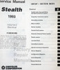 1993 Dodge Stealth Service Manual Table of Contents 2