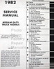 1982 GMC Medium Duty Truck 40-60 Series Service Manual Table of Contents
