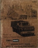 1983 GMC Medium Duty Truck 40-60 Series Shop Manual Supplement