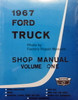 1967 Ford Truck Shop Manual Volume 1, 2, 3