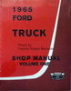 1965 Ford Truck Shop Manual Volume 1, 2, 3