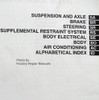 2001 Toyota Tundra Repair Manual Table of Contents 3