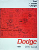 Dart Coronet Charger Dodge 1967 Service Manual