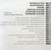 1994 Toyota Supra Repair Manual Table of Contents 1