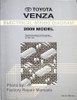 Toyota Venza Electrical Wiring Diagrams 2009 Model