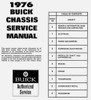 1976 Buick All Series Chassis Service Manual